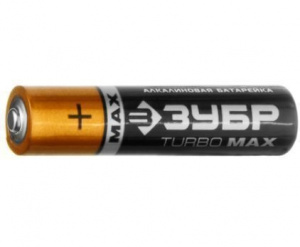 Щелочная батарейка 1,5 В, тип ААА Turbo-MAX (4 шт) ЗУБР