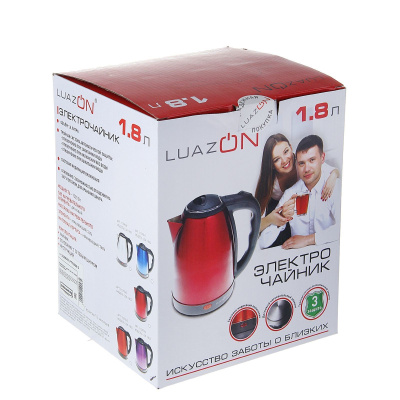 Электрочайник LSK-1805 1500 В 1,8 л фиолетовый LuazON
