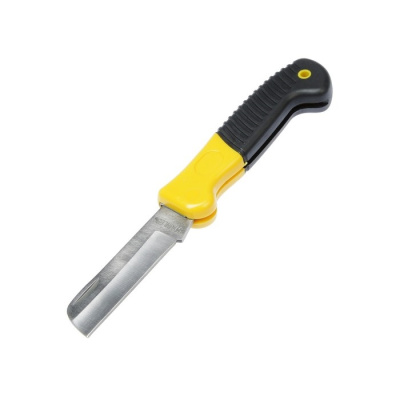 Нож складной прямое лезвие, нержавеющая сталь TUNDRA
