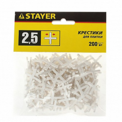 Крестики для кафеля 2,5 мм (200 шт) STAYER